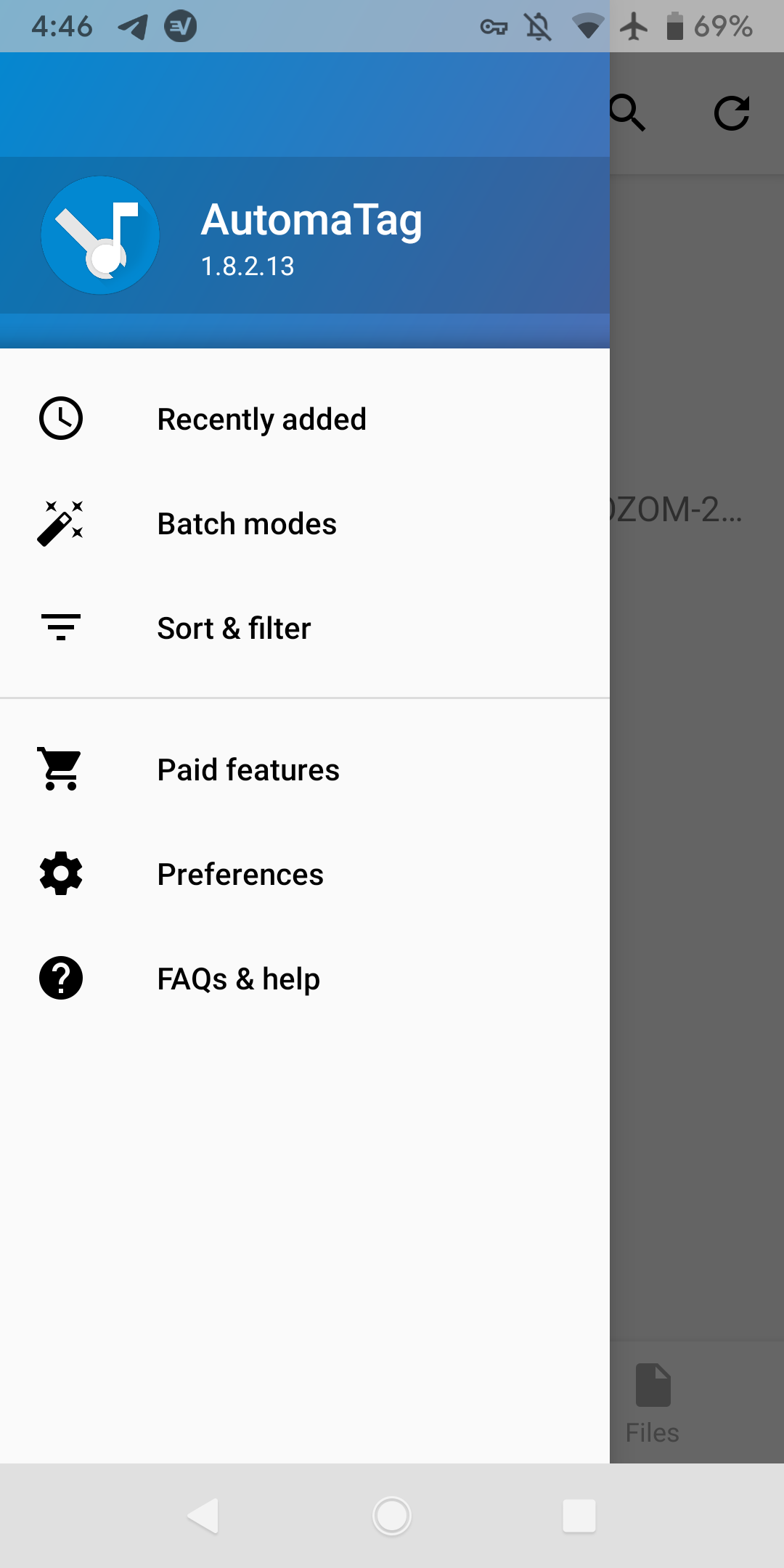 android app for automatic tag editor
