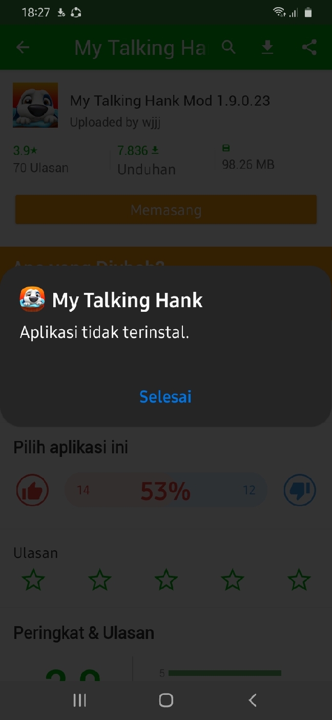 My Talking Hank Mod Apk Download Outfit7 Limited My Talking Hank Mod Apk 2 0 1 99 Unlimited Money Free For Android